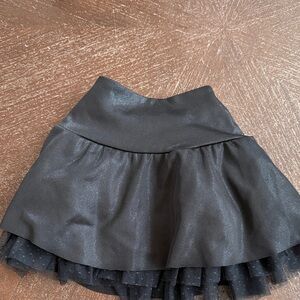 Mayoral Black Shimmer Skirt for Kids